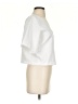 Vetta White Short Sleeve Blouse Size 0 - photo 4