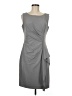 Calvin Klein Solid Gray Cocktail Dress Size 8 - photo 1