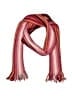 Unbranded Stripes Burgundy Scarf One size - photo 1