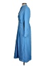 Ann Taylor 100% Polyester Solid Blue Casual Dress Size 00 (petite) - photo 5