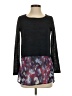 Poeme Black Pullover Sweater Size S - photo 1