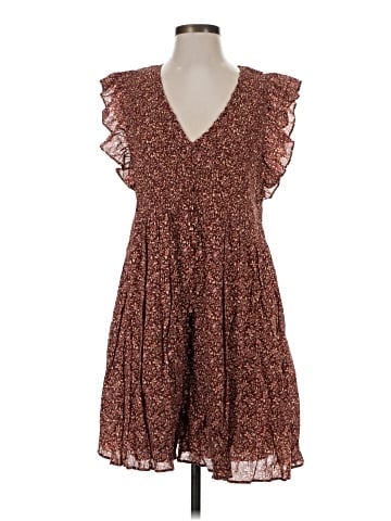 Madewell Pintuck Mini Dress in Florentine Floral (view 1)