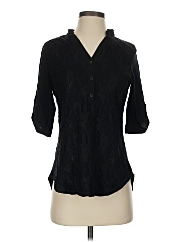 Perseption Concept 3/4 Sleeve Button-Down Shirt (view 1)