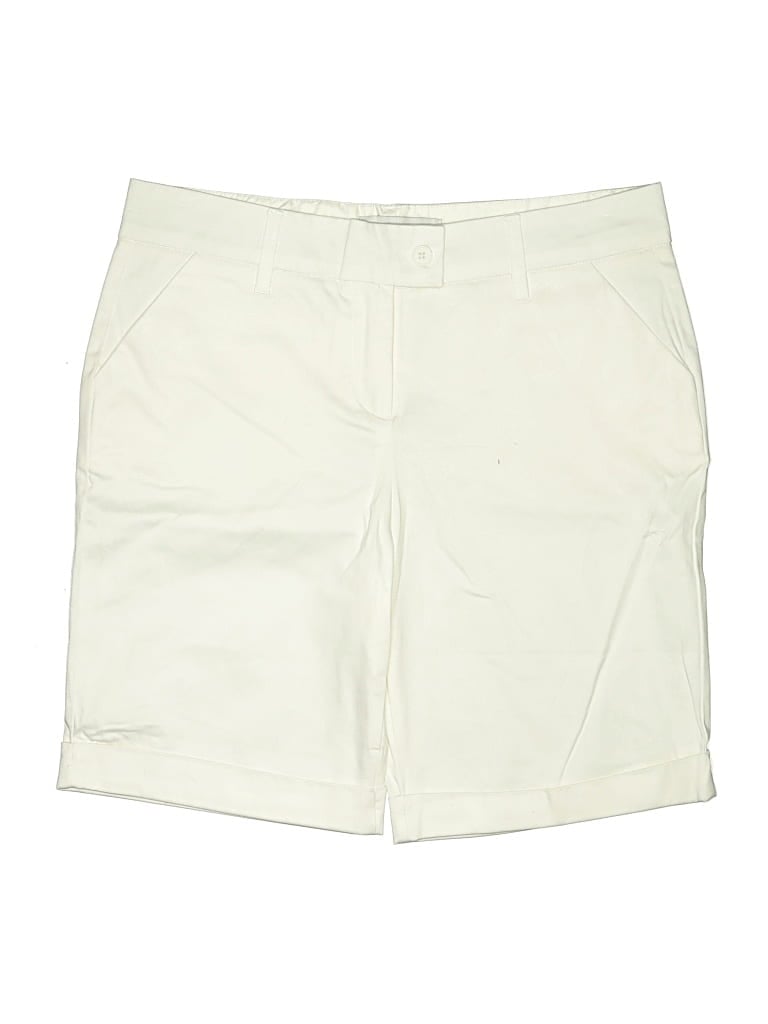 Pre-owned Sag Harbor Khaki Shorts In Ivory