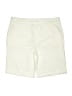 Sag Harbor Solid Ivory Khaki Shorts Size 10 - photo 2