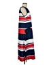 Unbranded 100% Polyester Stripes Blue Casual Dress Size M - photo 4