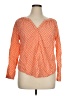 Boden 100% Cotton Orange Long Sleeve Blouse Size 14 - photo 1