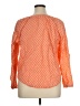 Boden 100% Cotton Orange Long Sleeve Blouse Size 14 - photo 2