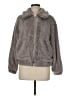 Unbranded 100% Polyester Gray Faux Fur Jacket Size M (estimated) - photo 1