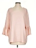 Calvin Klein Pink 3/4 Sleeve Blouse Size P (petite) - photo 1