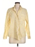 Only Stripes Yellow Long Sleeve Button-Down Shirt Size M - photo 1