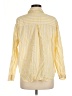 Only Stripes Yellow Long Sleeve Button-Down Shirt Size M - photo 2