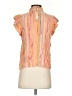 THML 100% Viscose Orange Sleeveless Blouse Size S - photo 2