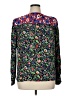 Zara Floral Blue Long Sleeve Blouse Size XL - photo 1
