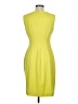 Calvin Klein Solid Yellow Cocktail Dress Size 8 - photo 2