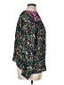 Zara Floral Blue Long Sleeve Blouse Size XL - photo 4