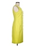 Calvin Klein Solid Yellow Cocktail Dress Size 8 - photo 4