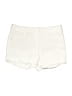 Express Solid Ivory Shorts Size 0 - photo 1