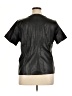 Ann Taylor 100% Polyester Black Short Sleeve Top Size XL - photo 2