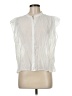 J.Crew 100% Cotton White Sleeveless Blouse Size M - photo 1