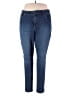Gloria Vanderbilt Solid Blue Jeans Size 18 - photo 1