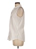 Talbots Outlet Ivory Sleeveless Button-Down Shirt Size M - photo 5
