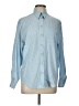 Giorgio Armani Blue Long Sleeve Button-Down Shirt Size 12 - photo 1