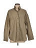 Olivaceous Solid Tan Long Sleeve Button-Down Shirt Size M - photo 1
