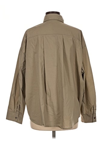 Olivaceous Long Sleeve Button-Down Shirt (view 2)