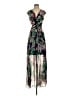 Just... Taylor Tropical Green Casual Dress Size 4 - photo 1