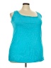 Woman Within Teal Sleeveless Top Size 18 (L) - photo 1