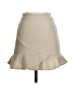 Unbranded Solid Ivory Formal Skirt Size S - photo 1