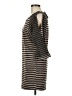Karlie 100% Polyester Stripes Gray Casual Dress Size M - photo 5