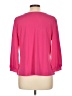 Adrienne Vittadini Pink 3/4 Sleeve Blouse Size L - photo 2