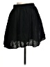DKNY 100% Silk Solid Black Silk Skirt Size 2 - photo 2