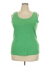 Woman Within Green Tank Top Size 18 (L) - photo 1