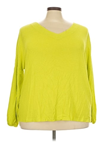 Lane Bryant 3/4 Sleeve T-Shirt (view 1)