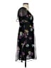 Ann Taylor LOFT 100% Polyester Print Black Cocktail Dress Size 0 - photo 4