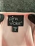 Pink & Violet 100% Polyester Tan Dress Size 6 - photo 3
