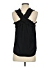 J.Crew 100% Polyester Black Sleeveless Blouse Size 4 - photo 2