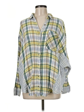 Free People Long Sleeve Button Down Shirt