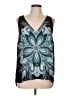 Elle 100% Polyester Black Sleeveless Blouse Size L - photo 1