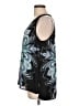 Elle 100% Polyester Black Sleeveless Blouse Size L - photo 5