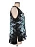 Elle 100% Polyester Black Sleeveless Blouse Size L - photo 4