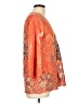 DressBarn 100% Polyester Orange 3/4 Sleeve Blouse Size L - photo 4