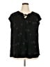 Daniel Rainn Floral Black Sleeveless T-Shirt Size 3X - photo 1