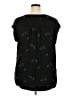 Daniel Rainn Floral Black Sleeveless T-Shirt Size 3X - photo 2
