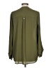 Fervour 100% Polyester Green Long Sleeve Blouse Size L - photo 2