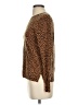 J.Crew 100% Cashmere Animal Print Brown Cashmere Pullover Sweater Size S - photo 5