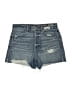 Express Blue Denim Shorts Size 10 - photo 1